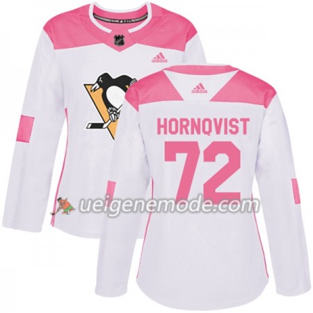 Dame Eishockey Pittsburgh Penguins Trikot Patric Hornqvist 72 Adidas 2017-2018 Weiß Pink Fashion Authentic